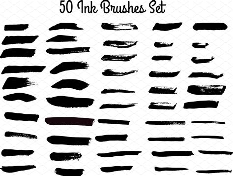 50 Art brush for illustrator vector | Decorative Illustrations ~ Creative Market