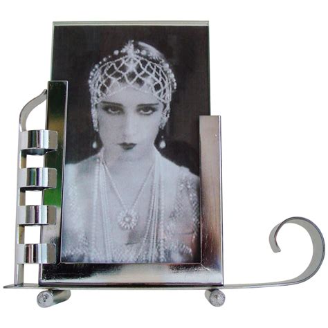 Art Deco Streamline Machine Age Mahogany Picture Frame at 1stDibs | art deco photo frame, art ...