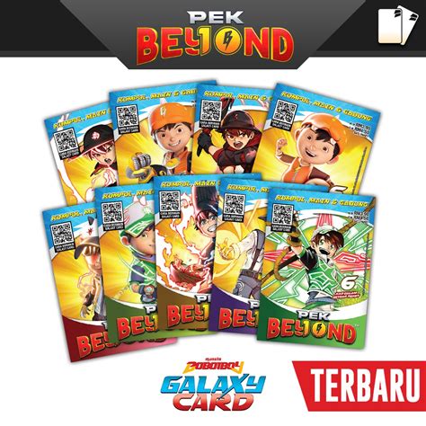 BoBoiBoy Galaxy Card: Pek Beyond(54 Kad) | Shopee Malaysia