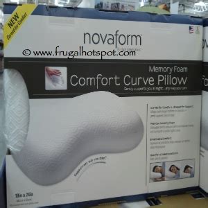 Novaform Memory Foam Comfort Curve Pillow – Frugal Hotspot