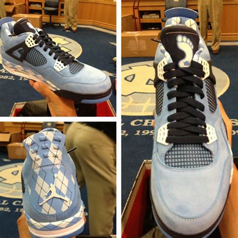 Air Jordan IV "UNC Tar Heels" PE - SneakerNews.com