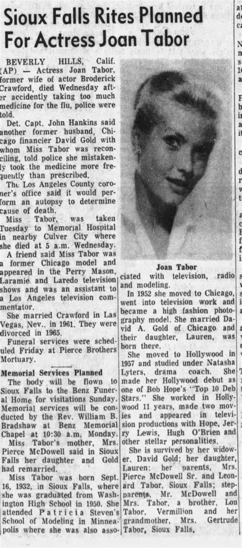 Obituary for Joan Tabor - Newspapers.com