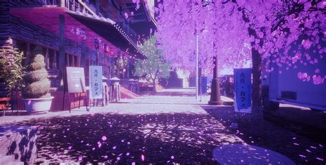 1920x1080px, 1080P free download | Anime, Original, Cherry Blossom, Sakura, Street, HD wallpaper ...