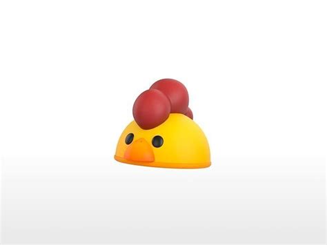 Hat023 Chicken Hat 3D model | CGTrader