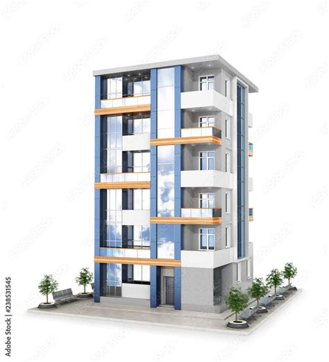 Modern Apartment Building