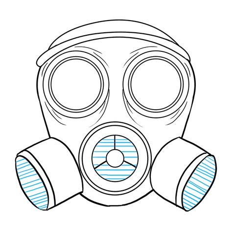 How to Draw a Gas Mask - Really Easy Drawing Tutorial | Gas mask ...