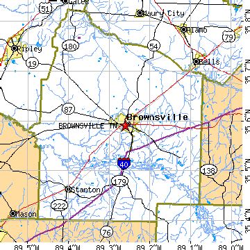 Brownsville, Tennessee (TN) ~ population data, races, housing & economy