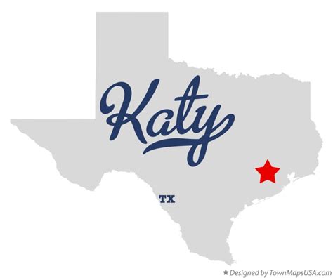 Map of Katy, TX, Texas