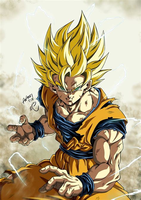 Goku ssj 2 in 2021 | Dragon ball art goku, Dragon ball art, Anime ...