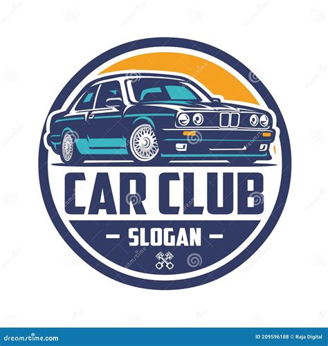 Car Club Logo Vector Isolated Ready Made Logo EPS Stock Vector ...