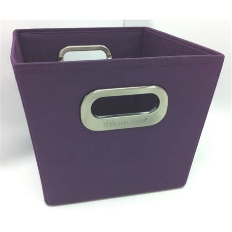 Purple Fabric Storage Bins / Purple Fabric Cube Storage Bins Cube Storage The Home Depot ...