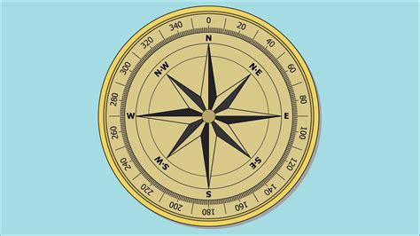 How to Draw A Navigational Compass - Adobe Illustrator Tutorial - YouTube