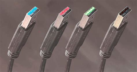 ¿Por qué hay cables USB de color blanco, negro, azul y rojo, y en qué se diferencian ...