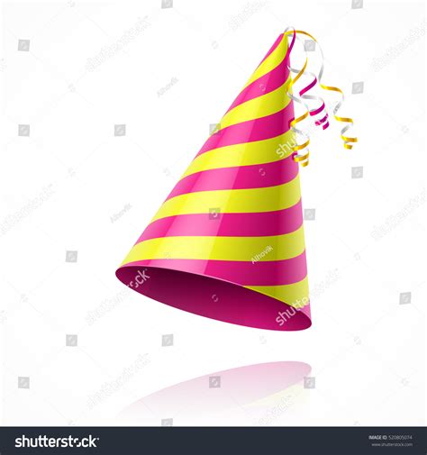 Birthday Party Hat Vector Illustration - 520805074 : Shutterstock