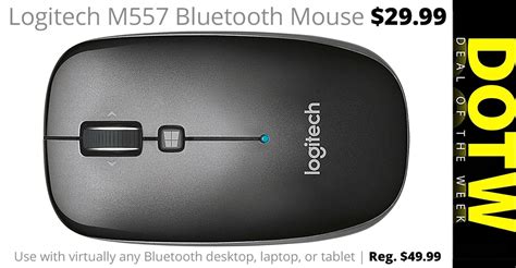 Logitech M557 Bluetooth Mouse: regularly $49.99 SALE $29.99