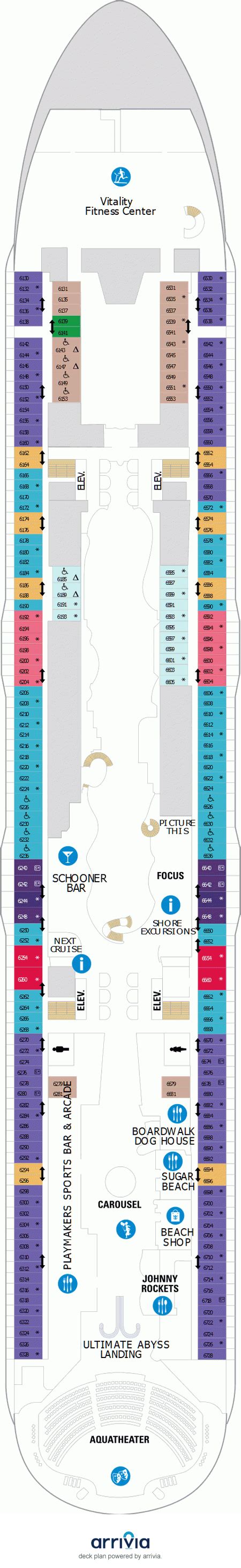 Deck 6 on Oasis of the Seas | Oasis of the Seas Deck 6 on iCruise.com