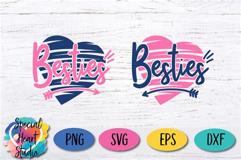 BESTIE A FREE SVG CUT FILE FOR BEST FRIENDS - SPECIAL HEART STUDIO