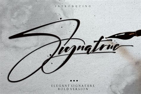 signatrue |elegant signature|bold (236283) | Script | Font Bundles