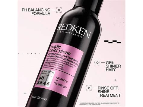 Redken Acidic Color Gloss Activated Glass Gloss Treatment | LovelySkin