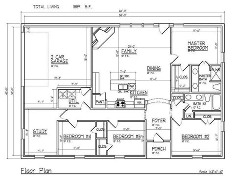 Modern Barndominium Floor Plans 2 Story with Loft [30x40, 40x50, 40x60 ...