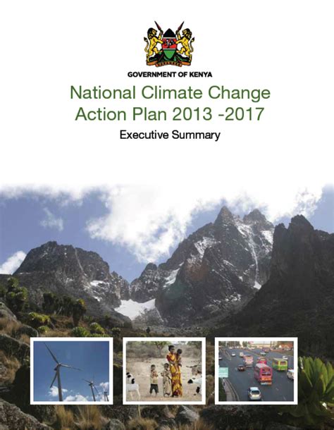 Kenya’s National Climate Change Action Plan – 2012 | UNDP Climate Change Adaptation