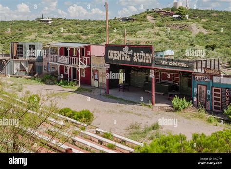 Old Tombstone Wild West Theme Park Stock Photo - Alamy