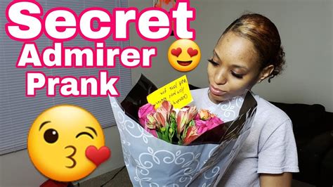 SECRET ADMIRER PRANK😂 - YouTube