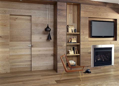 Wooden Wall Panelling and Wood Furniture, Eco Interior Design and Decor