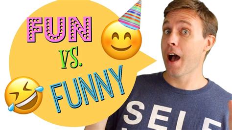 FUN vs FUNNY | Confusing Words in English 🤔 - YouTube