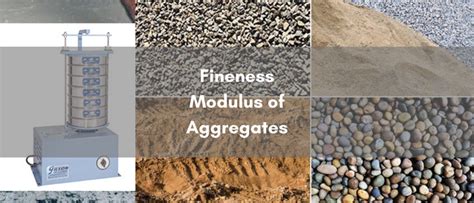 How to Calculate Fineness Modulus of Aggregates? - Civil Engineering Forum