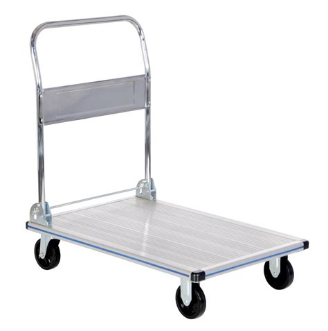 Aluminum Platform Truck 24 In. x 36 In. 600 Lb. Capacity Silver | AMPS ...