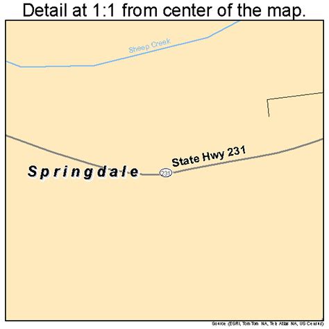 Springdale Washington Street Map 5367210