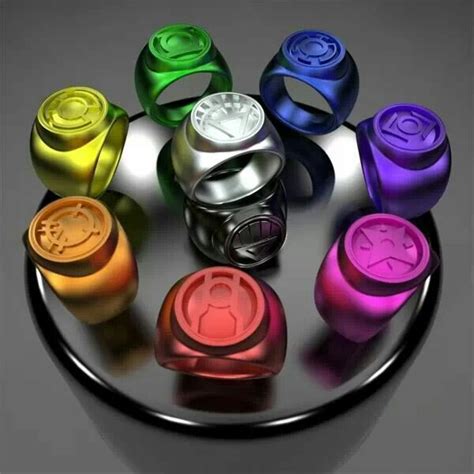 Lantern colors | Green lantern, Lantern rings, Green lantern power ring