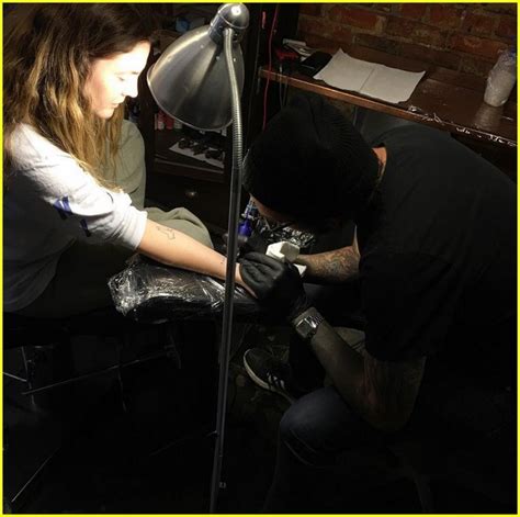 Drew Barrymore Gets New Tattoo with Her Daughters' Names: Photo 3619364 ...