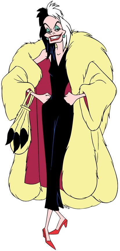 Cruella De Vil Clip Art (PNG Images) | Disney Clip Art Galore