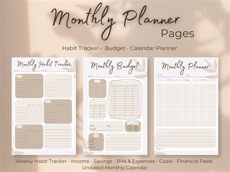 2023 Personal Planner Printable and Downloadable Daily - Etsy