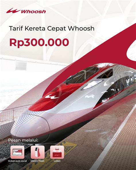 Tarif Resmi Kereta Cepat Whoosh : r/whooshHSR