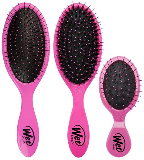 Wet Brush Original Detangler 3-Piece Set, Pink - Walmart.com