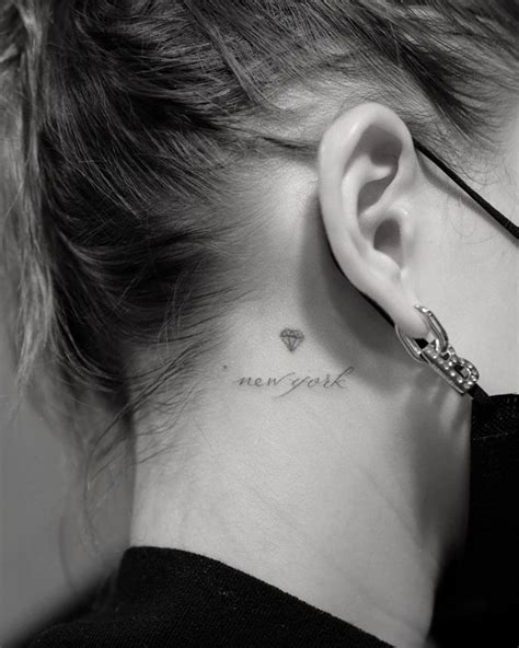 Hailey Bieber Just Got A New Neck Tattoo—See The Pics! - SHEfinds