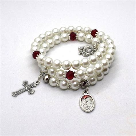 Annunciation of the Blessed Virgin Mary Rosary Bracelet | Etsy ...