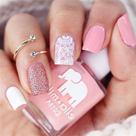 so beautiful ,try it .17 Girly Nail Designs That Easy To Try.#nailart #nails #fashion #beauty # ...