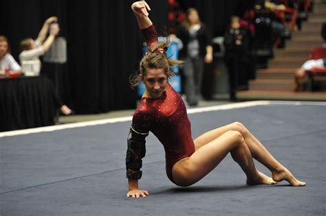 Camille Santerre-Gervais in the meet vs Minnesota during the 2013-14 ...