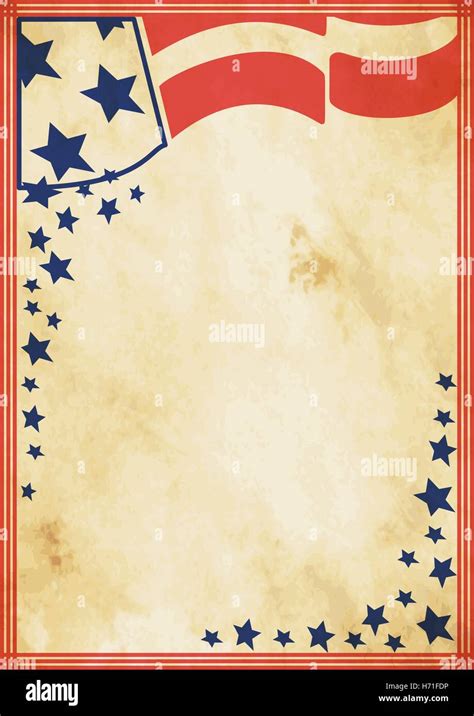 Grunge US vintage poster. US background for your advertising Stock Vector Image & Art - Alamy