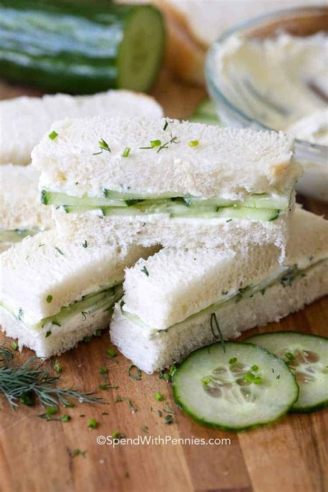 Cucumber Sandwiches - Spend With Pennies