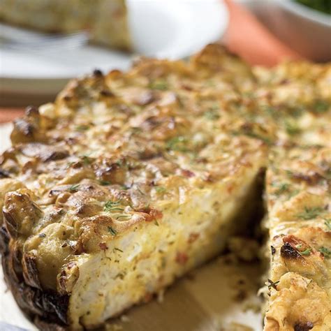 Savory Cauliflower Cake Recipe - EatingWell