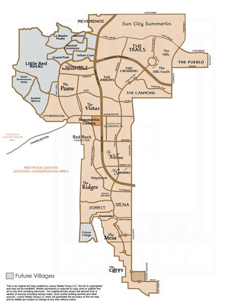 Summerlin Las Vegas Map - Alyssa Marianna