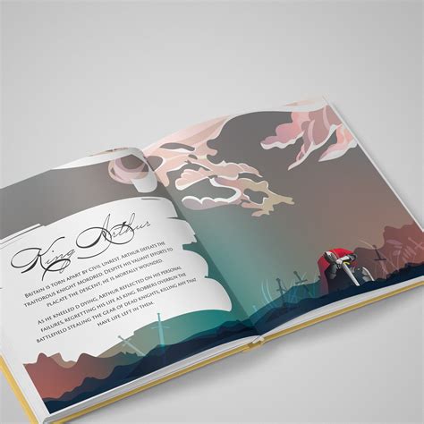 King Arthur Book Illustration on Behance