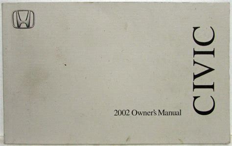 2002 Honda Civic Owners Manual