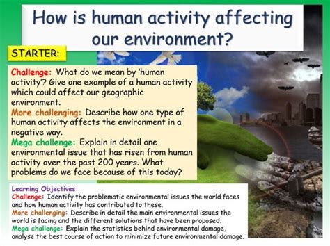 Geography - Human Effects On Environment | Teaching Resources