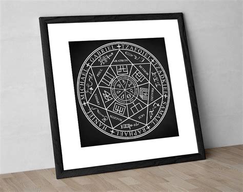 Seals of the Seven Archangels Art Print Sacred Geometry - Etsy